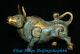 9 Chinese Copper Gold Gilt Inlay Turquoise Gem Jade Zodiac Bull Oxen Sculpture