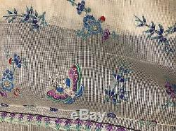 ANTIQUE CHINESE 19/ 20th c QI'ING GAUZE EMBROIDERED ROBE JACKET EMBROIDERY, SALE