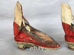 ANTIQUE Chinese Bound Feet Shoes ANTIQUE Lotus Shoes Qing Dynasty Embroidery