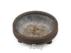 A Chinese Bronze Inscribed Seal Bronze Censer