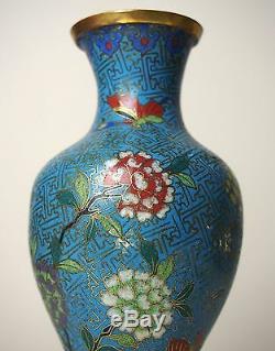 A Chinese Cloisonne'Butterfly and Flower' Vase, 18th Century