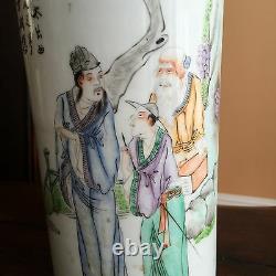 A Chinese Qing Dynasty Porcelain Hatstand Vase
