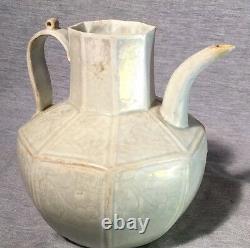 A Chinese Tea Pot Octagonal Ewer Song Dynasty Qingbai