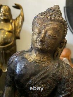 A bundle of antique & vintage Buddhas. Tibetan, Chinese, Indian
