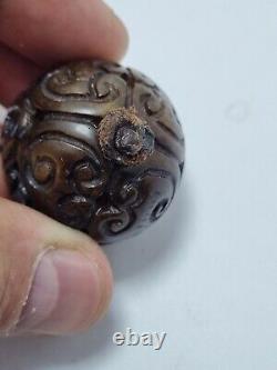 Ancient carved jade stone