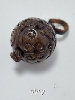 Ancient carved jade stone