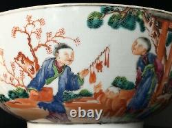 Antique 18th Century Chinese Export Porcelain Bowl Qianlong Period
