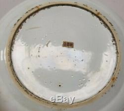 Antique CHinese Daoguang Enamel Doucai Famille Rose PLate 8 Immortals