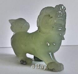 Antique C/1900's Jade Chinese Foo Dog