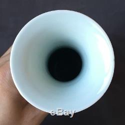 Antique Chinese Blue&White Porcelain Vase yongzheng Mark