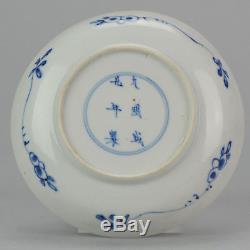 Antique Chinese Ca 1700 Kangxi Chinese Porcelain Dish Chenghua Marked Eggshell