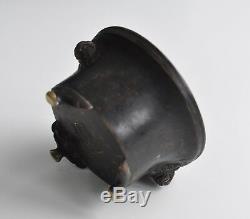Antique Chinese China Ming Bronze Xuande Period Censer Incense Burner 15th C