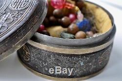 Antique Chinese China Qing Agarwood Buddhist Mala Bracelet Prayer Beads 1900