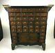 Antique Chinese Counter Top Small Medicine Apothecary Cabinet Chest Table Ds66