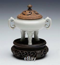 Antique Chinese Dehua Tripod Censer 19th C Or Earlier