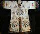 Antique Chinese Embroidered Silk Women's Robe. 1st Half 20th Cent