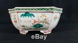Antique Chinese Export Porcelain Planter Bowl