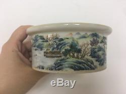 Antique Chinese Famille Rose Bowl 19th Or Republic Period
