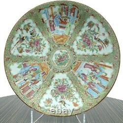Antique Chinese Famille Rose Medallion Charger Plate