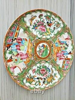 Antique Chinese Famille Rose Plate 9.5'' W