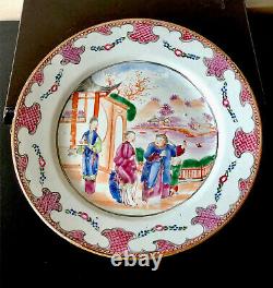 Antique Chinese Famille Rose Porcelain Plate