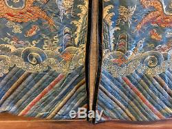 Antique Chinese Imperial Dragon Robe Qing Dynasty