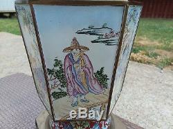 Antique Chinese Imperial Qing Dynasty Famille Rose Monumental Rare Buddha Vase