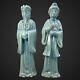 Antique Chinese Japanese Statues Figurines Man Woman Figurines Art Pottery