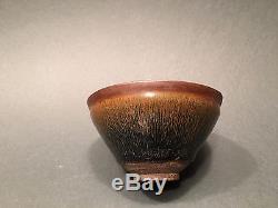 Antique Chinese Jian Ware'Hare's Fur' glazed Stoneware Bowl Song Dynasty