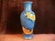 Antique Chinese Kangxi Powder Blue Porcelain Vase 17.25 Good Condition