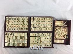 Antique Chinese Mah Jong Box Set, Complete