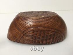 Antique Chinese Mandalay Hand Carved Wooden Duck Medicine Box