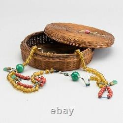 Antique Chinese Mandarin Court Necklace, late Qing Dynasty