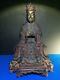 Antique Chinese Polychrome Bronze Figure Of Wang Chen, Qing Dynasty