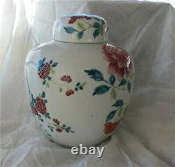 Antique Chinese Porcelain Famille Rose Ginger Jar Kangxi mark