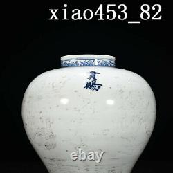 Antique Chinese Porcelain Ming Yongle White glaze Dragon pattern Plum bottle