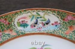 Antique Chinese Qing Dynasty Rose Mandarin dish