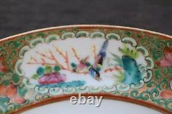 Antique Chinese Qing Dynasty Rose Mandarin dish