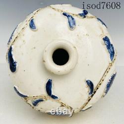 Antique Chinese Song dynasty Porcelain Ding porcelain Color painting Tulu bottle