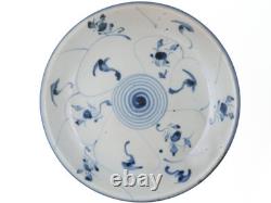 Antique Chinese blue underglaze dish