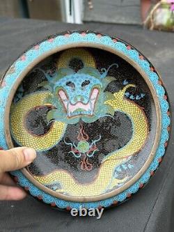 Antique Chinese cloisonne bowl from Era of Jin Ming Dynasty