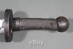 Antique Chinese military dao sword Qing dynasty China late 19th early 20th