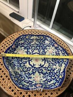 Antique Chinese porcelain plate Yongzheng / Qianlong