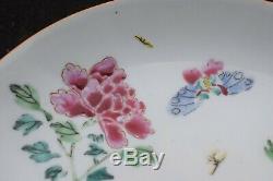 Antique Chinese porcelain plate Yongzheng famille rose