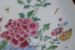 Antique Chinese porcelain plate Yongzheng famille rose
