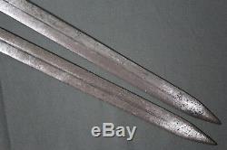 Antique Chinese shuang jian swords China, Qing dynasty