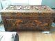 Antique Hand Carved Chinese Chest Camphor Lined Excellent Used Condition