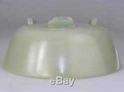 Antique Rare Superb Chinese Jade Nephrite Celadon Cup Bowl Carved Qing 19th
