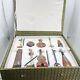 Antique Semi-precious Jade Stone Miniature Chinese Musical Instruments Withstands