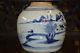 Antique Large Early 19th Century Chinese Blue And White Ginger Jar, C1820